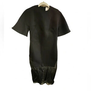 Solace London Black Midi Dress, size 2